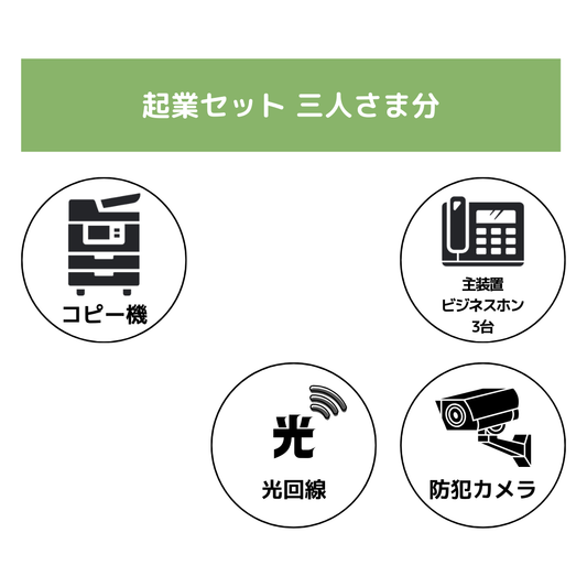 3名様　起業セット